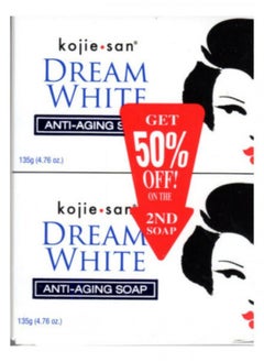 kojie.san Dream White Anti Aging Soap 2*135 g  - Image 2
