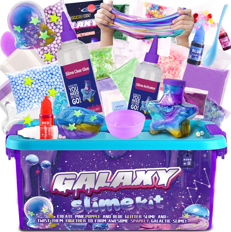 DIY Starry Sky Slime Putty Toy Set - Image 1