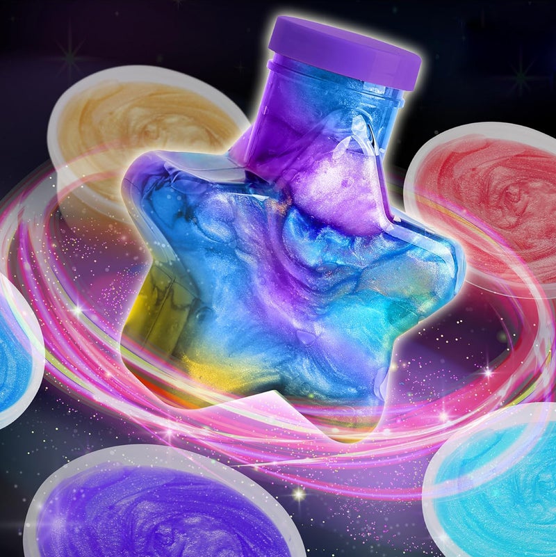 DIY Starry Sky Slime Putty Toy Set - Image 3