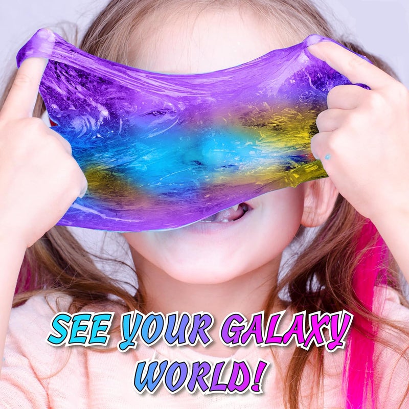 DIY Starry Sky Slime Putty Toy Set - Image 4