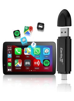 Carlinkit Mini SE Stick, Wireless Carplay Adapter, For Cars With Built-in Apple Car Play, Convert Wired to Wireless CarPlay, USB-A & USB-C Dual Ports,  Support Bluetooth 5.4, WiFi 6, OTA Update
