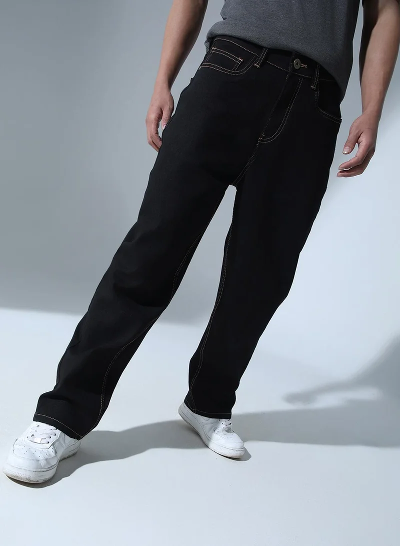 Hubberholme Black Jeans for Men