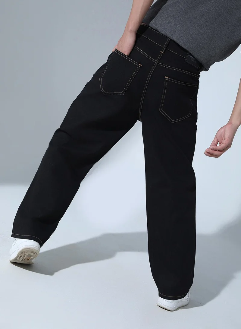 Hubberholme Black Jeans for Men