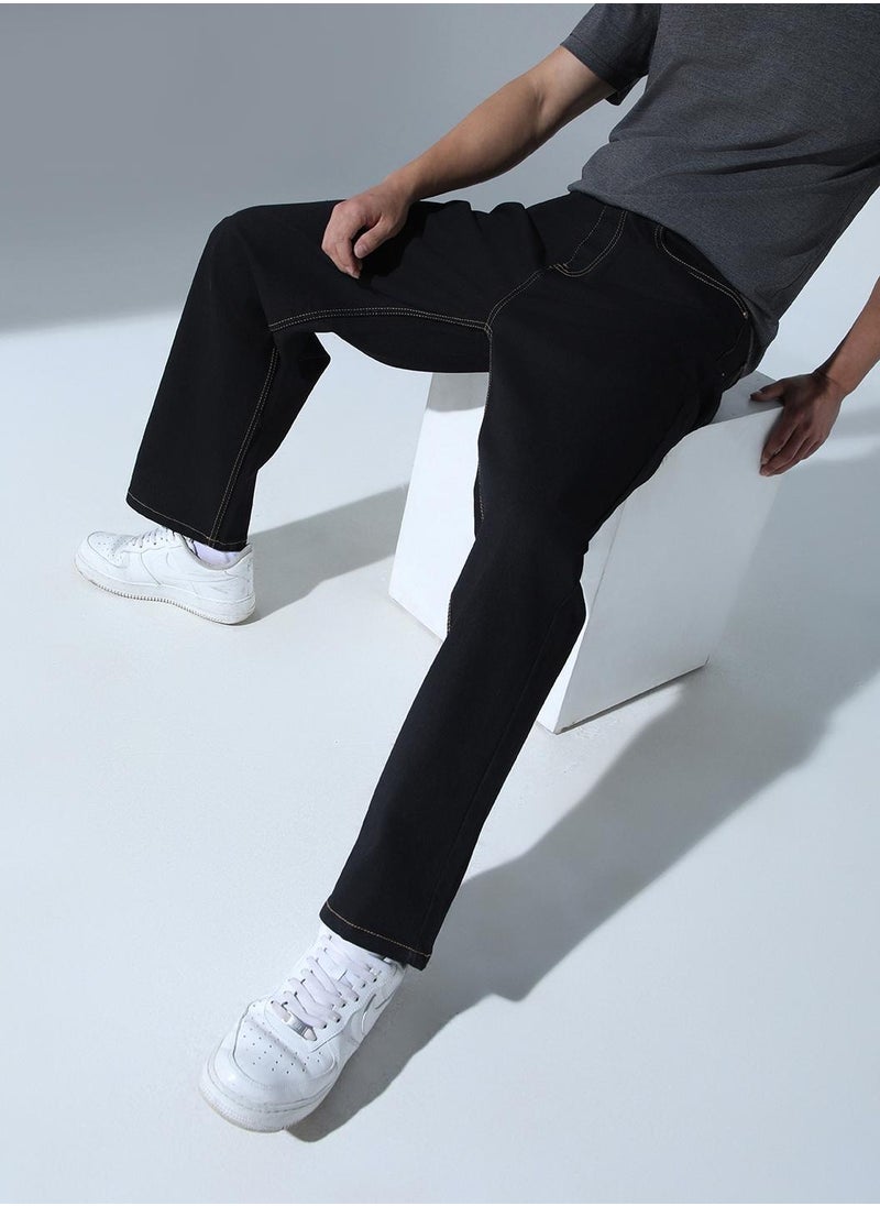 Hubberholme - Men Black Jeans - Classic Everyday Wear - Image 1