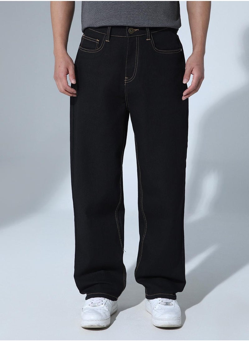 Hubberholme - Men Black Jeans - Classic Everyday Wear - Image 1