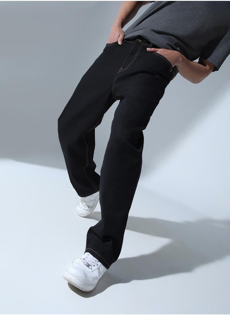 Hubberholme - Men Black Jeans - Classic Everyday Wear - Image 1