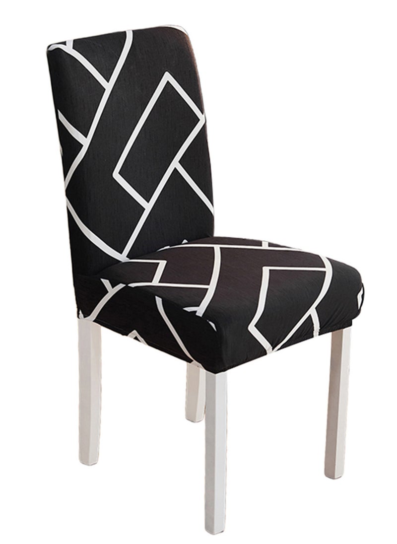 GOOTOY 4-Piece Household One-Piece High-Elastic Chair Cover Set Removable for Machine Washing or Hand Washing Easy to Clean  - Image 1