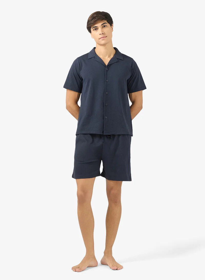Nightwear Shirt & Shorts Set