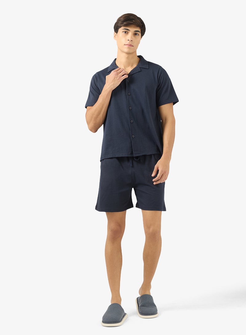 سفنتي فايف طقم بيجامة قميص وشورت - Image 5