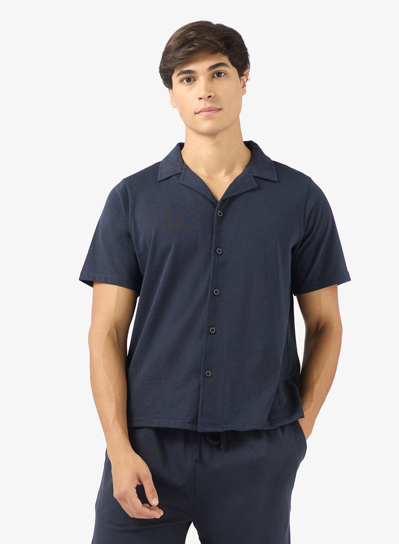 سفنتي فايف طقم بيجامة قميص وشورت - Image 3