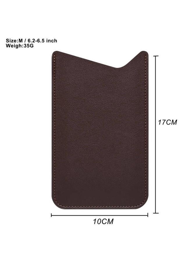 S-TOP Case For 6.2-6.5 inch Simple Open Clutch Bag Universal Nappa Pattern Leather Phone Case - Image 5