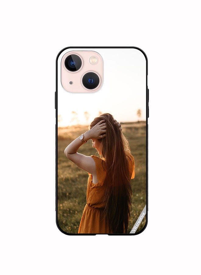 VR CREATIVE Protective Case Cover For Apple iPhone 14 Sunset Girl Design Multicolour - Image 1