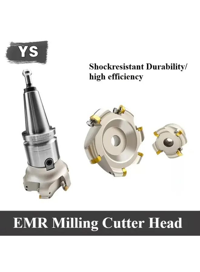 EMR 5R80 27 6T Round Nose Milling Cutter Head High Carbon Steel CNC End Mill Holder - Image 2