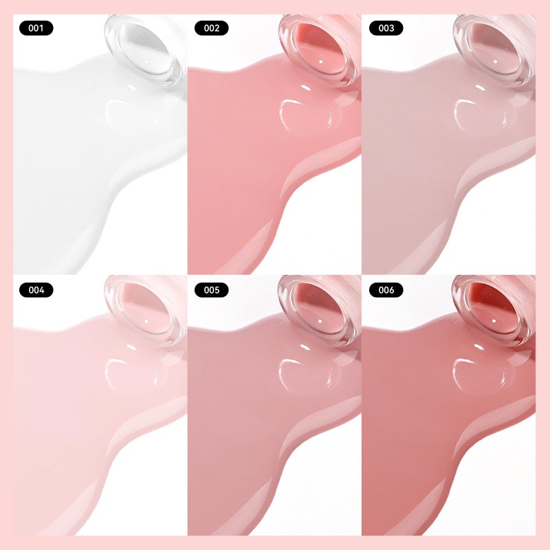 MIZHSE Nail Polish Set: 6 Classic Nude Colors Collection Milky White Nude Pink, Quick Dry Nail Lacquer Fingernail Manicure DIY Nail Art Salon, Ideal Gift for Women - Image 2