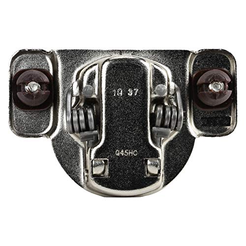 DTC 1/2" Overlay Soft Close 105 Degree 2 Cam Press in Face Frame Concealed Cabinet Hinge 6-Way Adjustable H8E055H (10 Pack) - Image 3