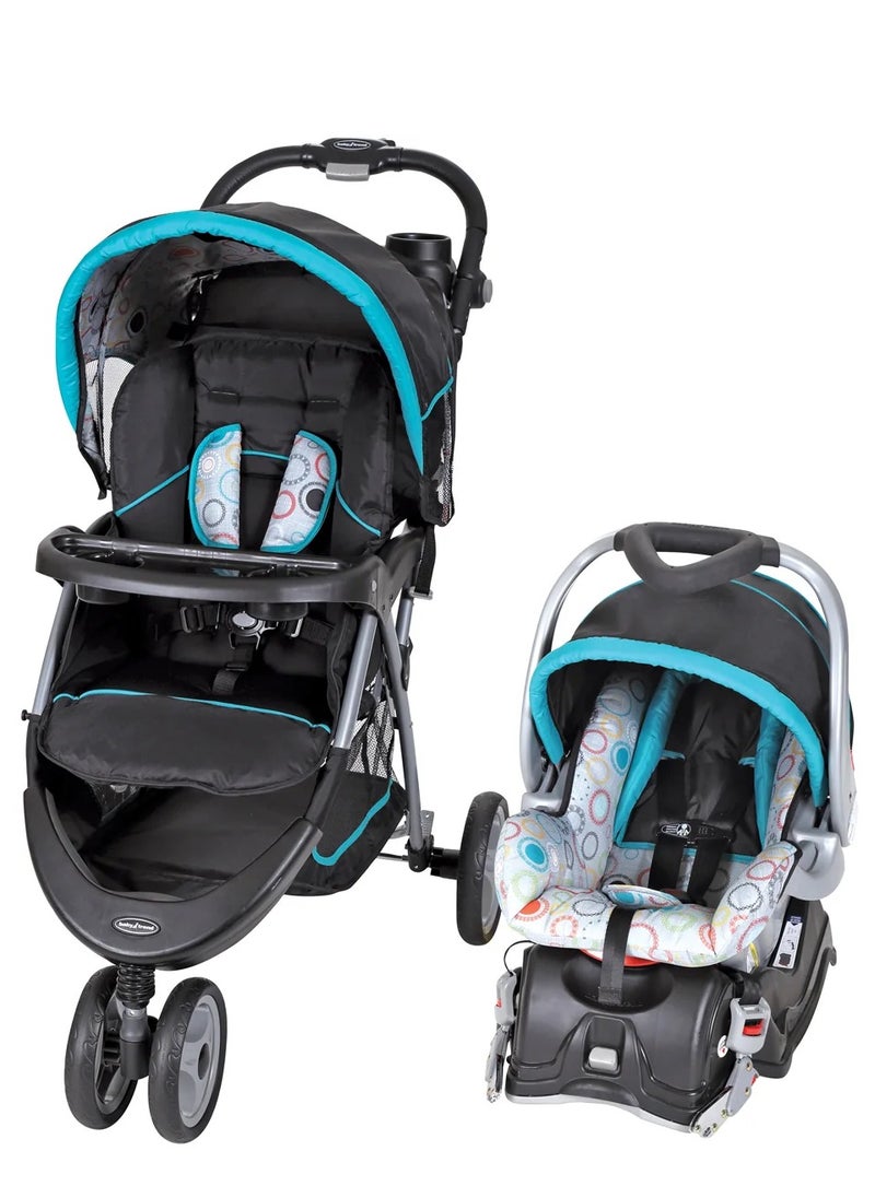 babytrend Toycee Ez Ride5 Travel System Circle Stitch TS40955 