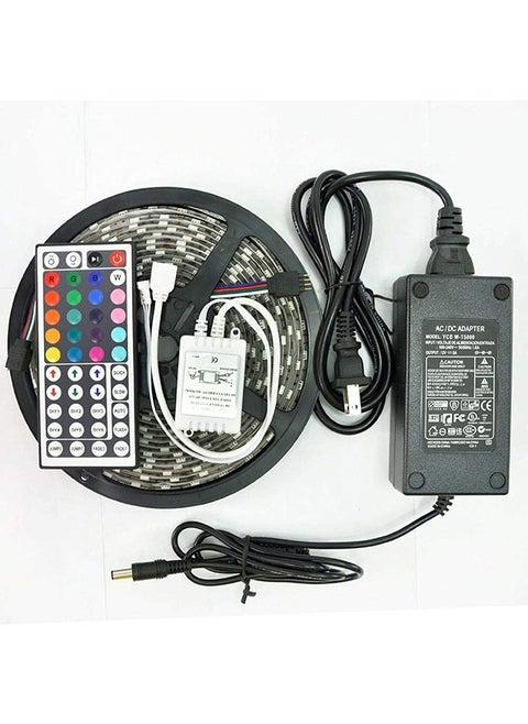 شريط إضاءة LED 5050 RGB مع جهاز تحكم عن بعد بالأشعة تحت الحمراء