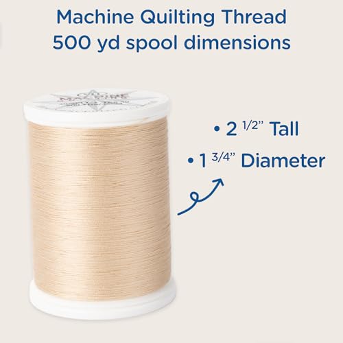 YLI Threads YLI Machine Quilting Thread - 40 wt. Extra-Long Staple Cotton Thread 500 yd Spool - Designed for Quilting - Red - Image 3