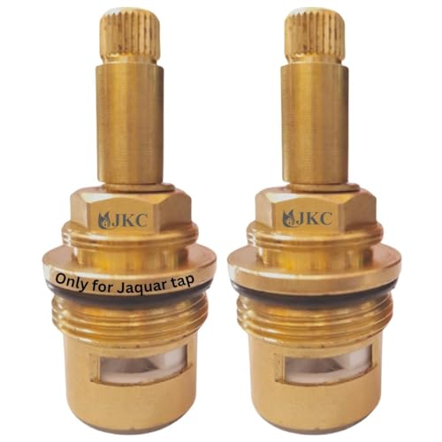 JKC Brass Jaguar Tap Spindle For Water Tap Spares And Accessories Parts For Jaquar Type Tap (Queen Type) (Left & Right For Wall & Sink Mixer) - Image 1