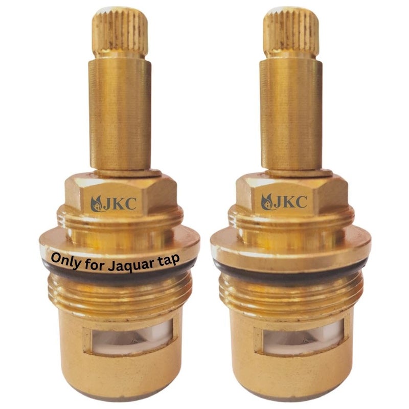 JKC Brass Jaguar Tap Spindle For Water Tap Spares And Accessories Parts For Jaquar Type Tap (Queen Type) (Left & Right For Wall & Sink Mixer) - Image 2