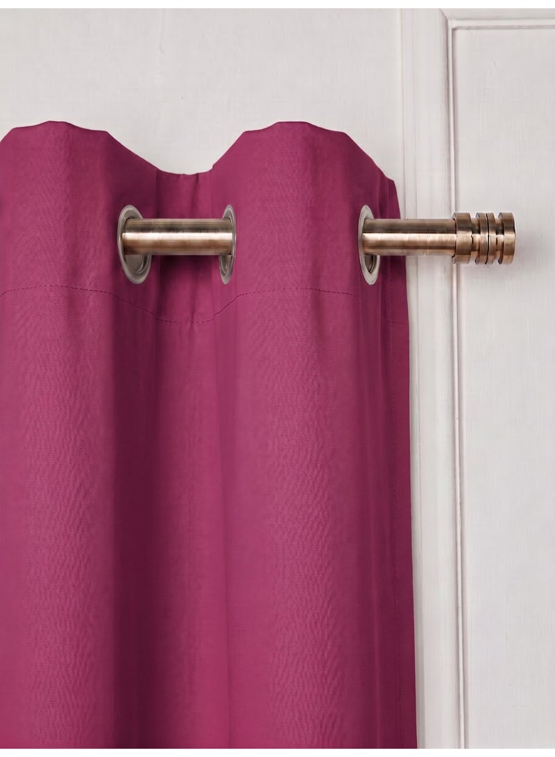 Amali Regal Dimout curtains with  2 panels Size (W132 x L 274cm) for living room Decor or bedroom window  and light blocking - Image 3