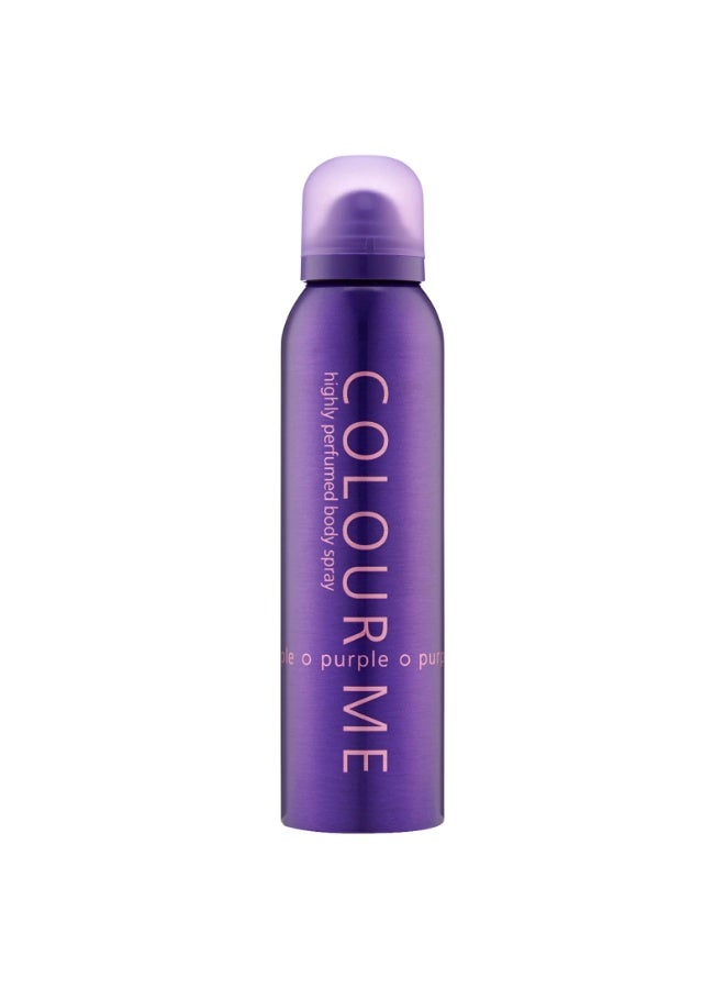 highly perfumed body spray purple for women 150ml