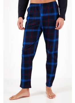 Buratti Plaid Pocket Elastic Waist 100% Cotton Regular Fit Pajama Set Men's Pajama Set 6572001  - Image 5