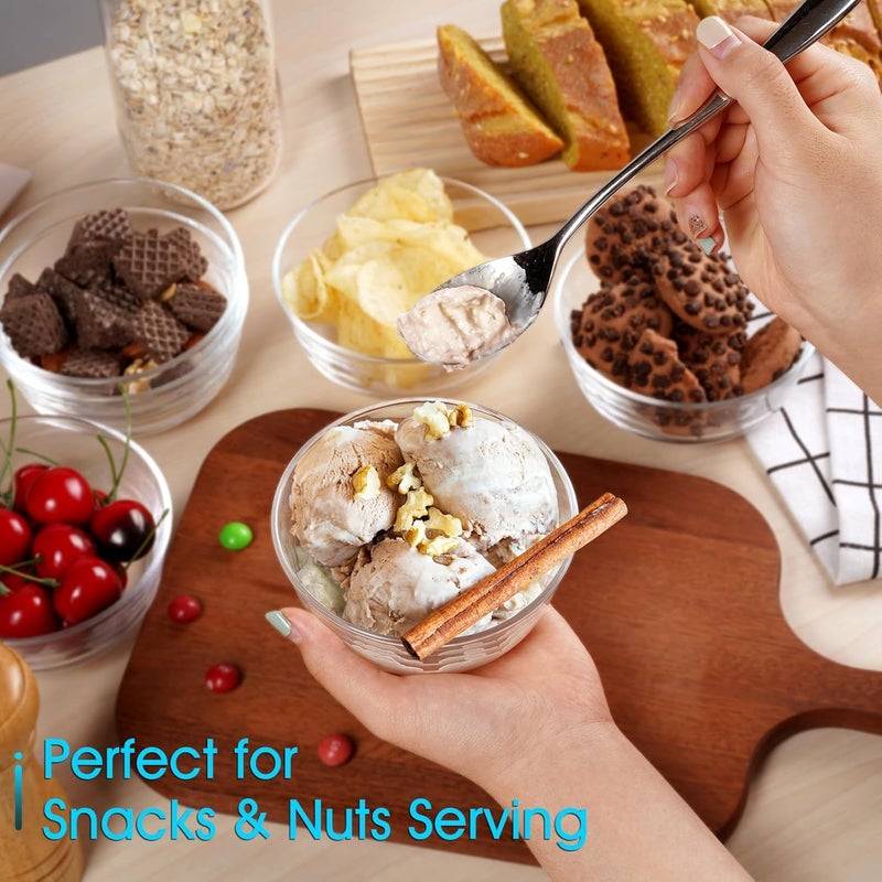 PrimeWorld 5 inch Bowl Set of 6 Pcs Salad Bowl Sets, Bowl, Kitchen Accessories Items, Serving Bowl, Snack & Soup, Mixing Bowl for Dinning Table Home Party, Offices, Hotel & Restaurant - Image 5