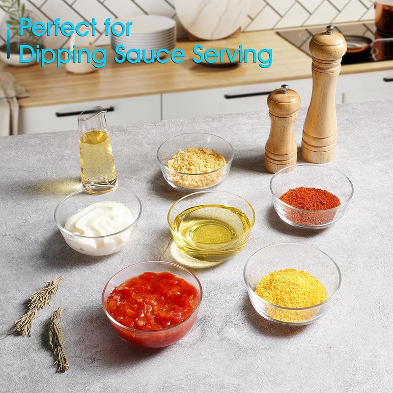 PrimeWorld 5 inch Bowl Set of 6 Pcs Salad Bowl Sets, Bowl, Kitchen Accessories Items, Serving Bowl, Snack & Soup, Mixing Bowl for Dinning Table Home Party, Offices, Hotel & Restaurant - Image 4