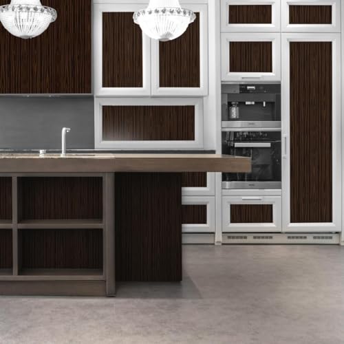 Doodad Self Adhesive Wooden Wallpaper - 45cm x 300cm, Covers 14.5 sq. ft | Coffee Brown Wood Peel & Stick Stickers for Table & Wall Decor - Image 4