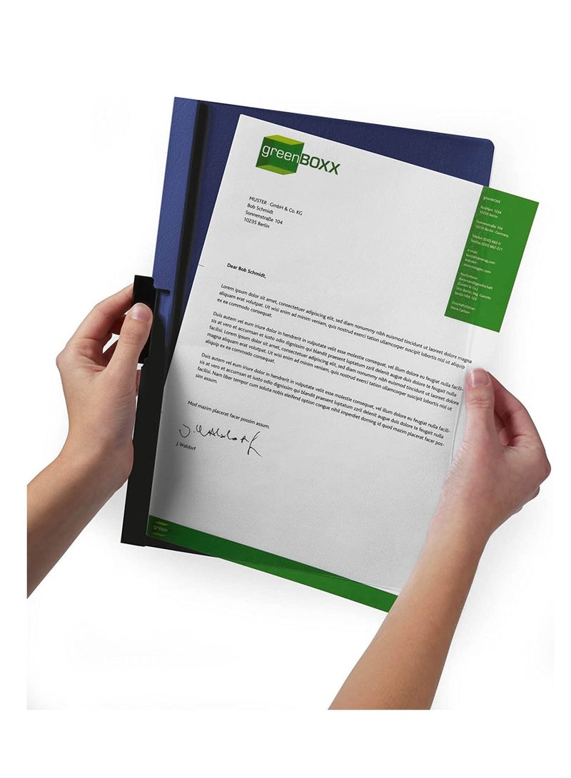 Durable 5-Piece Duraclip Clip Folder Red - Image 5