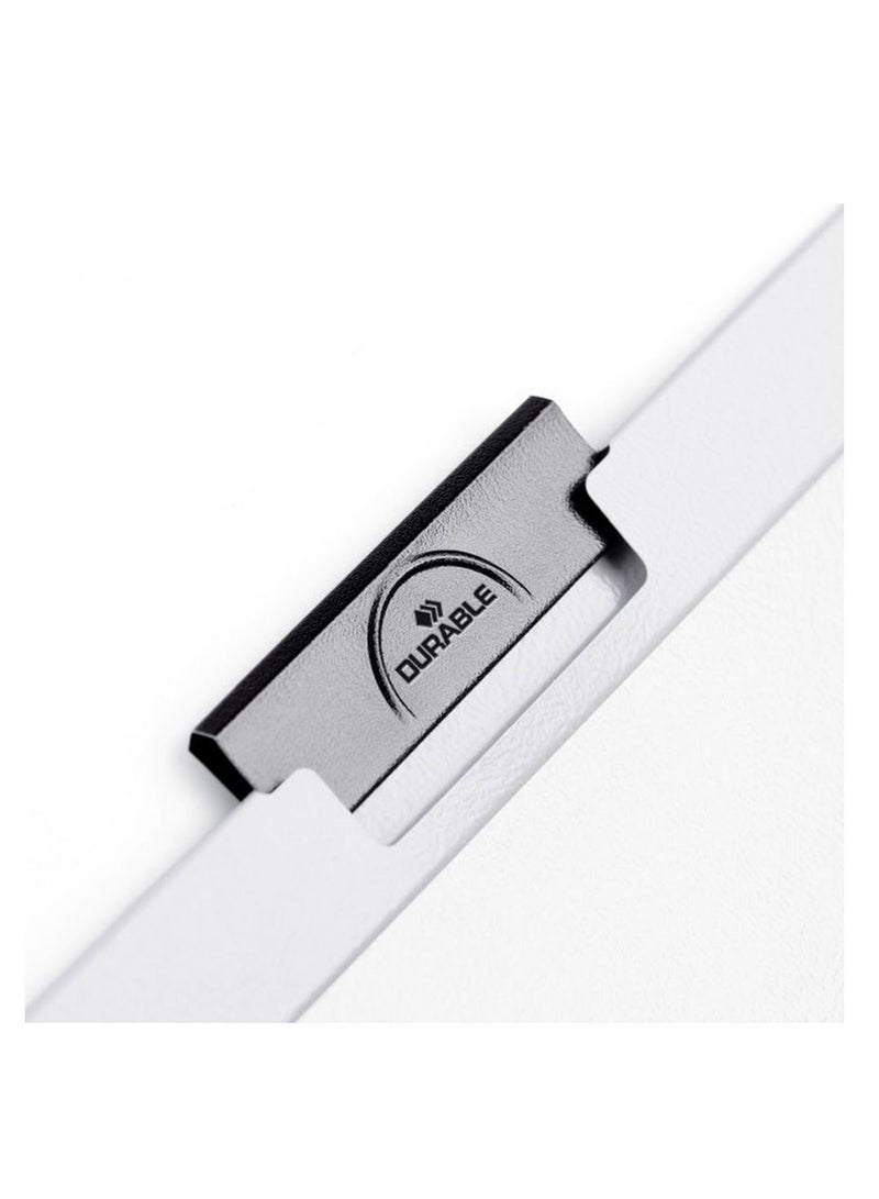 Durable 5-Piece Duraclip Clip Folder Red - Image 3