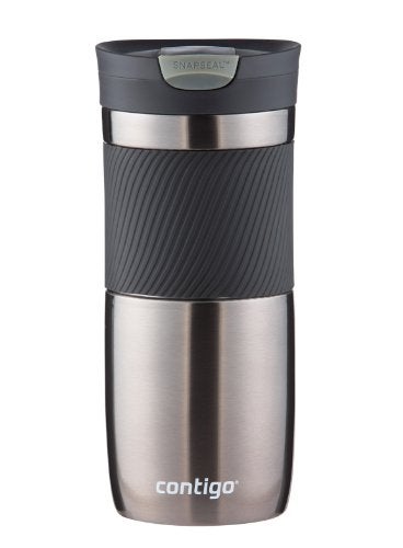 Contigo Snapseal Byron Vacuum-Insulated Stainless Steel Travel Mug, 16 Oz, Gunmetal - Image 1