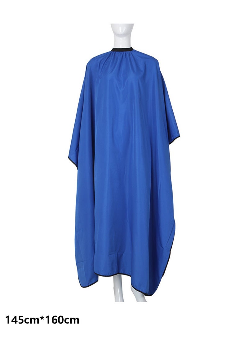 Adult And Children's Haircut Cloth Waterproof Anti-Static Shawl Hair Dyeing Cloth (Blue) - Image 2