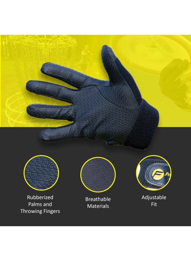 Friction Gloves Disc Golf Gloves - Rubberized Palm and Fingers for Amazing Grip on All Your Throws - Perfect for Driving & Putting - Play Your Best in Any Weather - (Youth Small) - Image 5