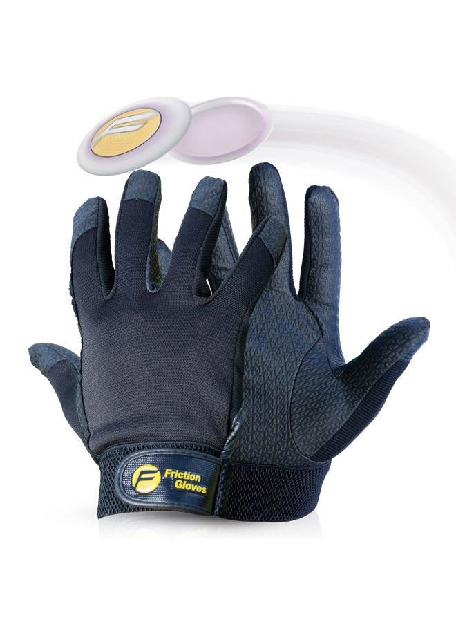 Friction Gloves Disc Golf Gloves - Rubberized Palm and Fingers for Amazing Grip on All Your Throws - Perfect for Driving & Putting - Play Your Best in Any Weather - (Youth Small) - Image 1