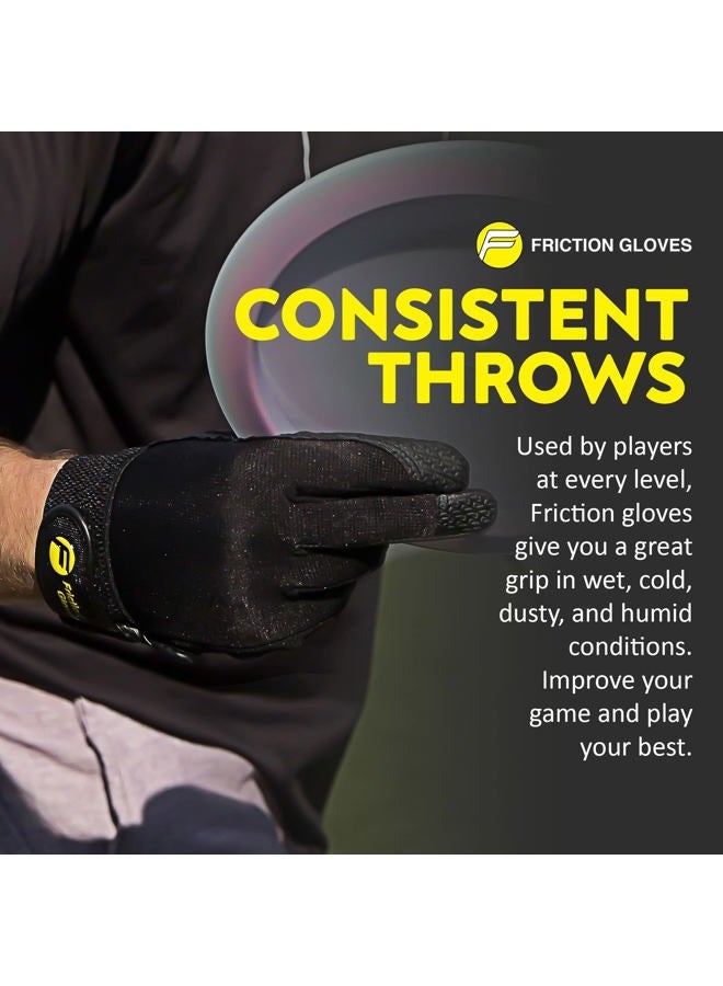 Friction Gloves Disc Golf Gloves - Rubberized Palm and Fingers for Amazing Grip on All Your Throws - Perfect for Driving & Putting - Play Your Best in Any Weather - (Youth Small) - Image 4