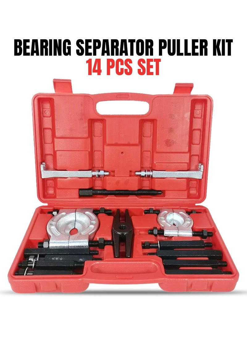 DEFAONS DEFAONS Repair Tool 14 Pcs Bearing Separator Puller Kit Heavy Duty Bearing Splitter Remover for Wheel Hub Gear Pinion Repair Tool  - Image 1
