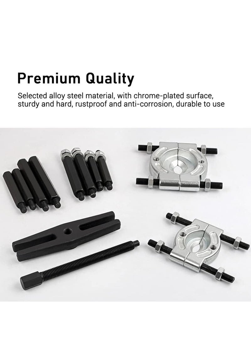 DEFAONS DEFAONS Repair Tool 14 Pcs Bearing Separator Puller Kit Heavy Duty Bearing Splitter Remover for Wheel Hub Gear Pinion Repair Tool  - Image 3