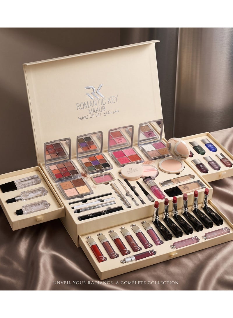 Romantic Key Complete Bridal Makeup Box - Image 2