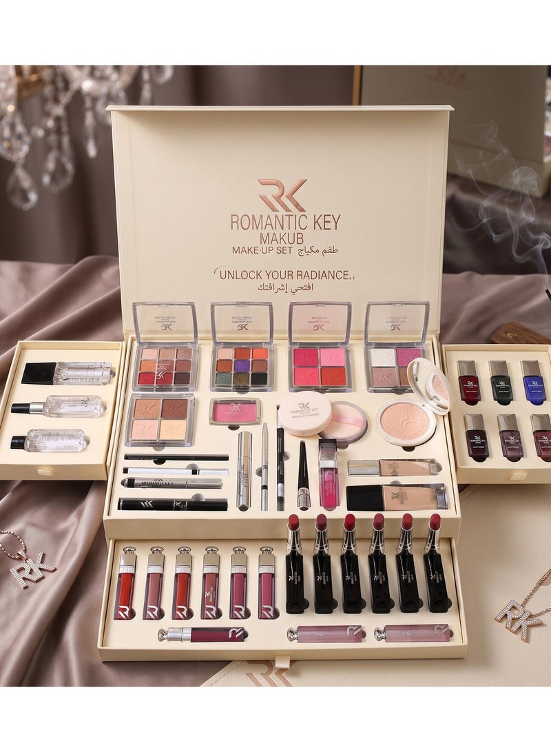 Romantic Key Complete Bridal Makeup Box - Image 1