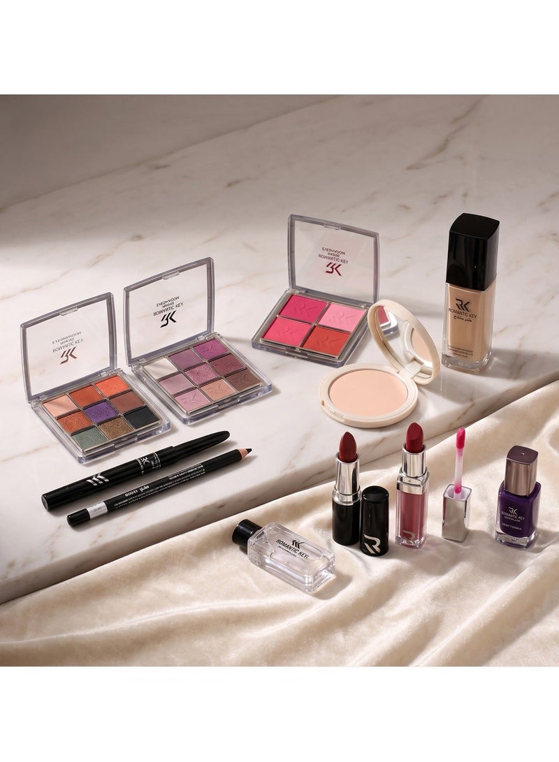 Romantic Key Complete Bridal Makeup Box - Image 3
