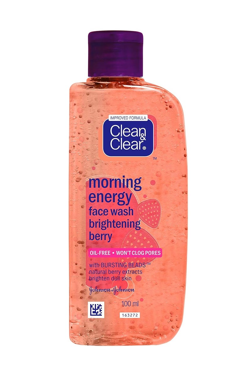 غسول وجه Clean & Clear Morning Energy Berry، 100 مل
