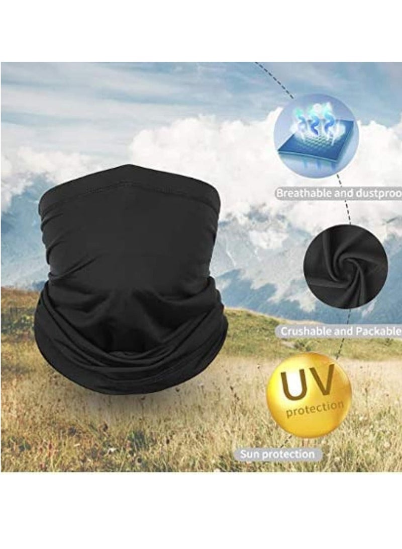 ECVV Outdoor Ice Silk Breathable Face Cover Neck Gaiter, Idea for Riding Fishing Ski Snowboard Running Climbing Motorcycle with Effective Protection for Sun and Dust- One Size - Image 2