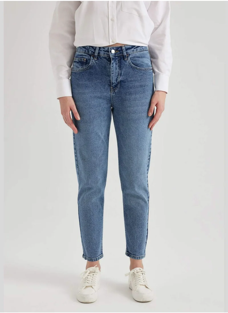 ديفاكتو Woman Denim Trousers Comfort Mom