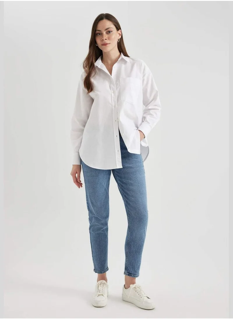 ديفاكتو Woman Denim Trousers Comfort Mom