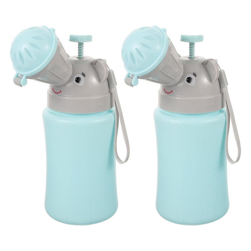 Spill Proof Travel Urinal with Lid for Men Portable Pee Bottle for Car Camping Emergency - Image 2