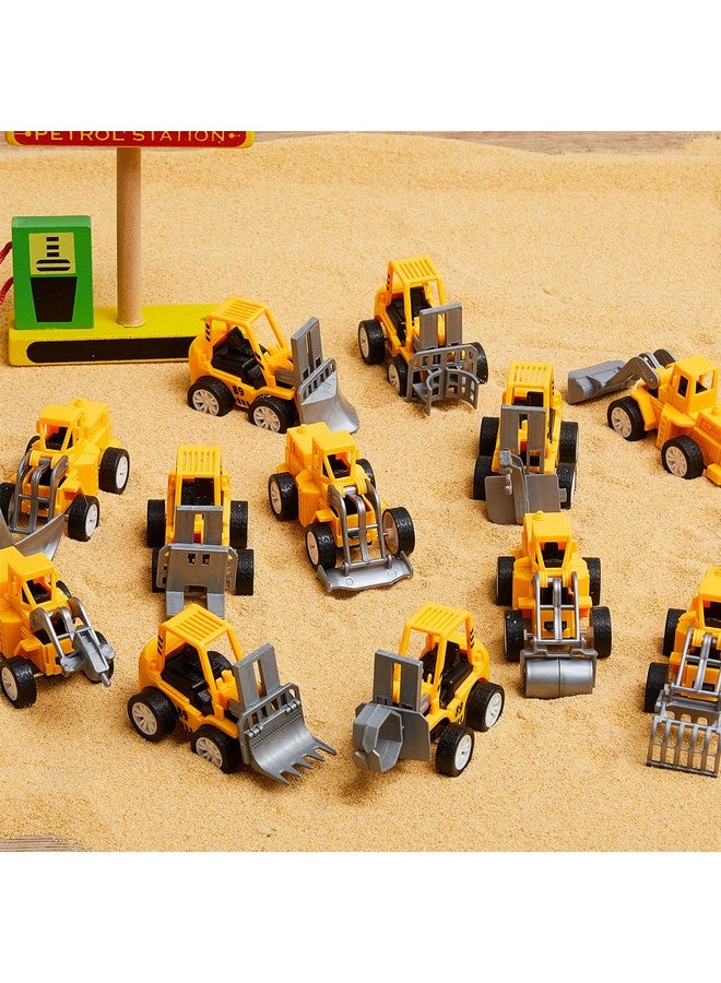 Sosation 36 Pcs Construction Engineering Trucks Small Digger Truck Toys Pull Back Vehicles Mini Excavator Toys Car Set for Kids Birthday Party Favors Boys Girls Gifts Cake Stocking Stuffers - Image 5