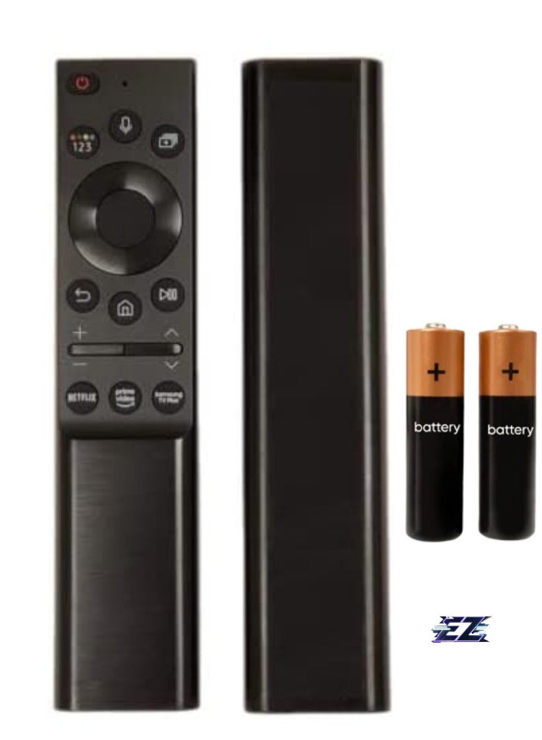 PopZa Replacement Smart Remote Control for Samsung 2021 QLED 4K 8K Series Q60A, Q70A, Q80A, QN90A, QN800A, QN85A, Frame QLED 4K Series Smart TV BN59-01357B, BN59-01357C, BN59-01357F (BN59-01357F-01357O) with Battery - Image 1