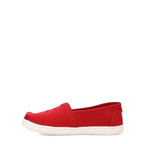TOMS unisex child Espadrille Sneaker, Red, 3.5 Big Kid US - Image 5